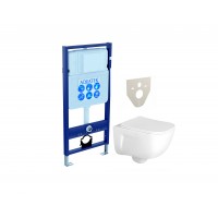 Комплект инсталляции с подвесным унитазом AQUATEK с сиденьем SET AQUATEK ДИВА